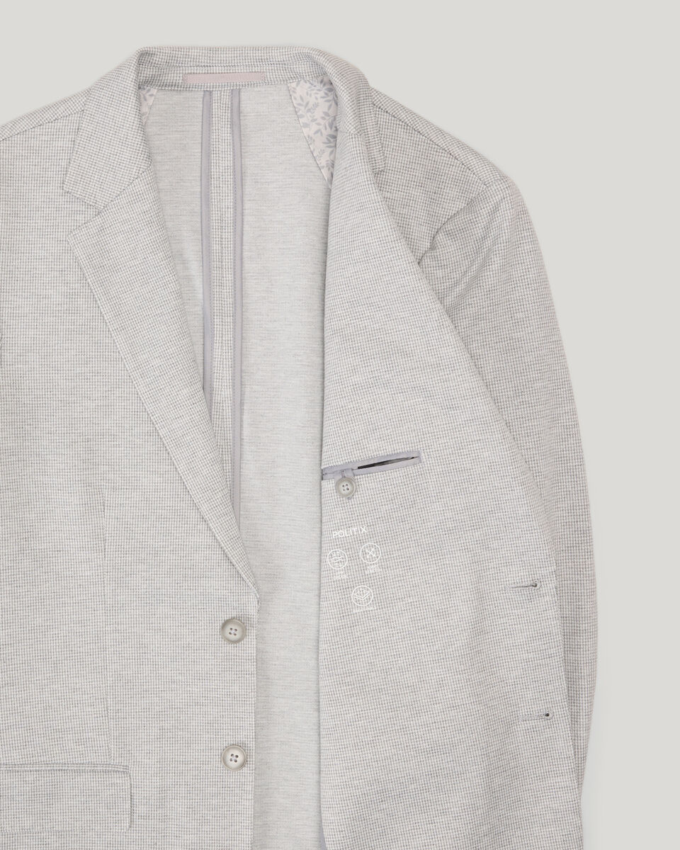 Slim Stretch Travel Blazer, Light Grey, hi-res